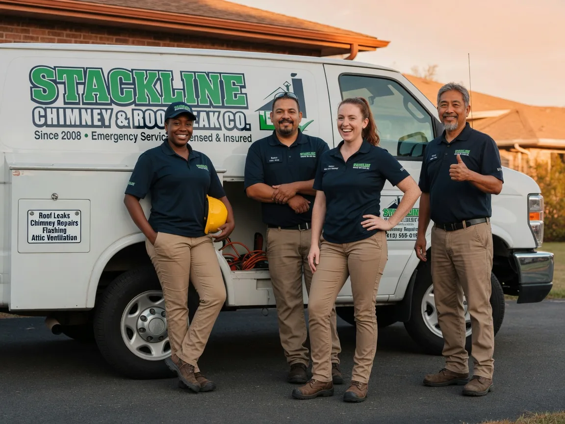 Chimney flashing repair company in Roxbury, PA